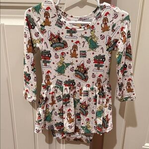 Six Southern Babes Grinch Bodysuit Dress